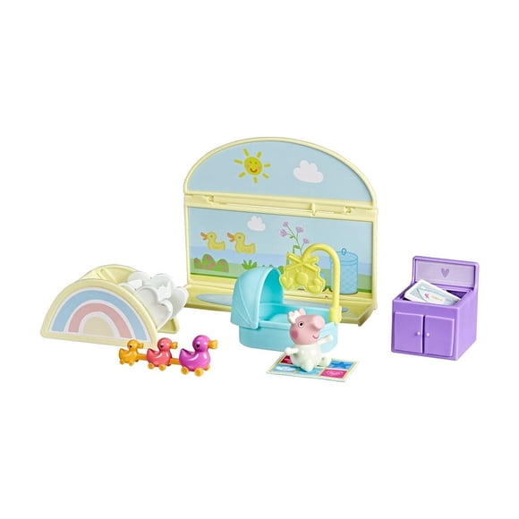 PEPPA PIG SET DE ACCESORIOS PARA LAS HABITACIONES - LA CANASTILLA DE EVIE