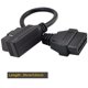 thumbnail image 3 of Cable de extensión OBD2 de 16 pines con conector en ángulo recto macho a hembra, 3 of 9