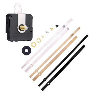 Magideal - Kits De Mecanismo De Movimiento De Reloj De Pared Que Funcionan Con Pilas, Kit De Motor De Reloj De Repuesto, Accesorios, Timbre De Movimiento Con Man 3 Pares De Manos