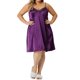 thumbnail image 2 of Agnes Orinda Lencería para Mujer de Talla Grande Camisón de Satén con Encaje Floral Escote en V Cami Ropa de Dormir Vestidos para Dormir 4X Púrpura, 2 of 6