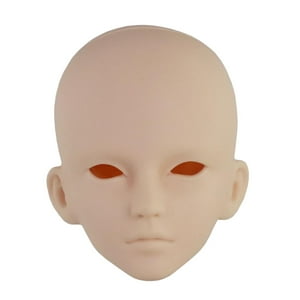Genérico - Cabeza De Muñeca Masculina 1/3 Bjd De 24 Pulgadas, Juguetes De Piel Normal, Muñeca Diy Para Maquillaje De Práctica