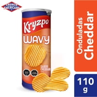 Papas Fritas Tarro Wavy Cheddar 110 G Kryzpo