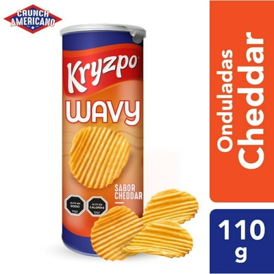 Papas Fritas Tarro Wavy Cheddar 110 G Kryzpo