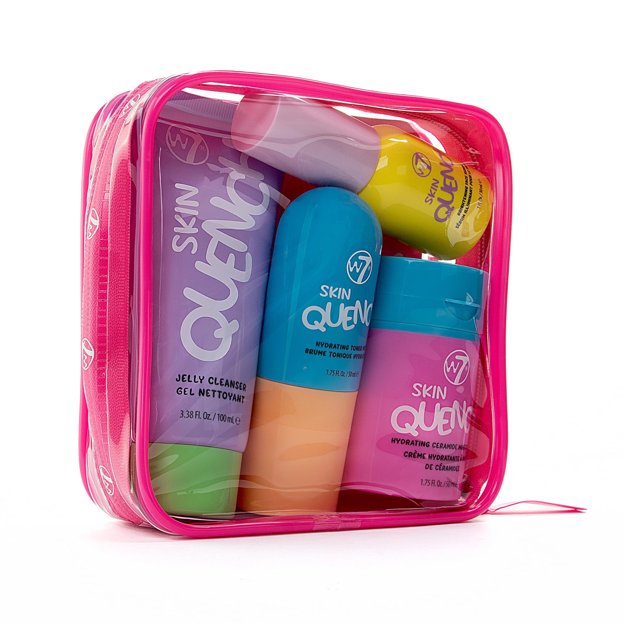 Set De Cuidado De La Piel W7 Skin Quench Con Aloe Vera Y Ceramidas