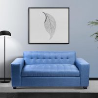 Diseños Valestrini - Sofa Dos Cuerpos Lino Indigo