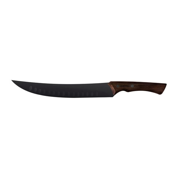 Cuchillo Para Carne Churrasco Black Con Lámina De Acero Inoxidable Oscurecido Y Mango De Madera 10