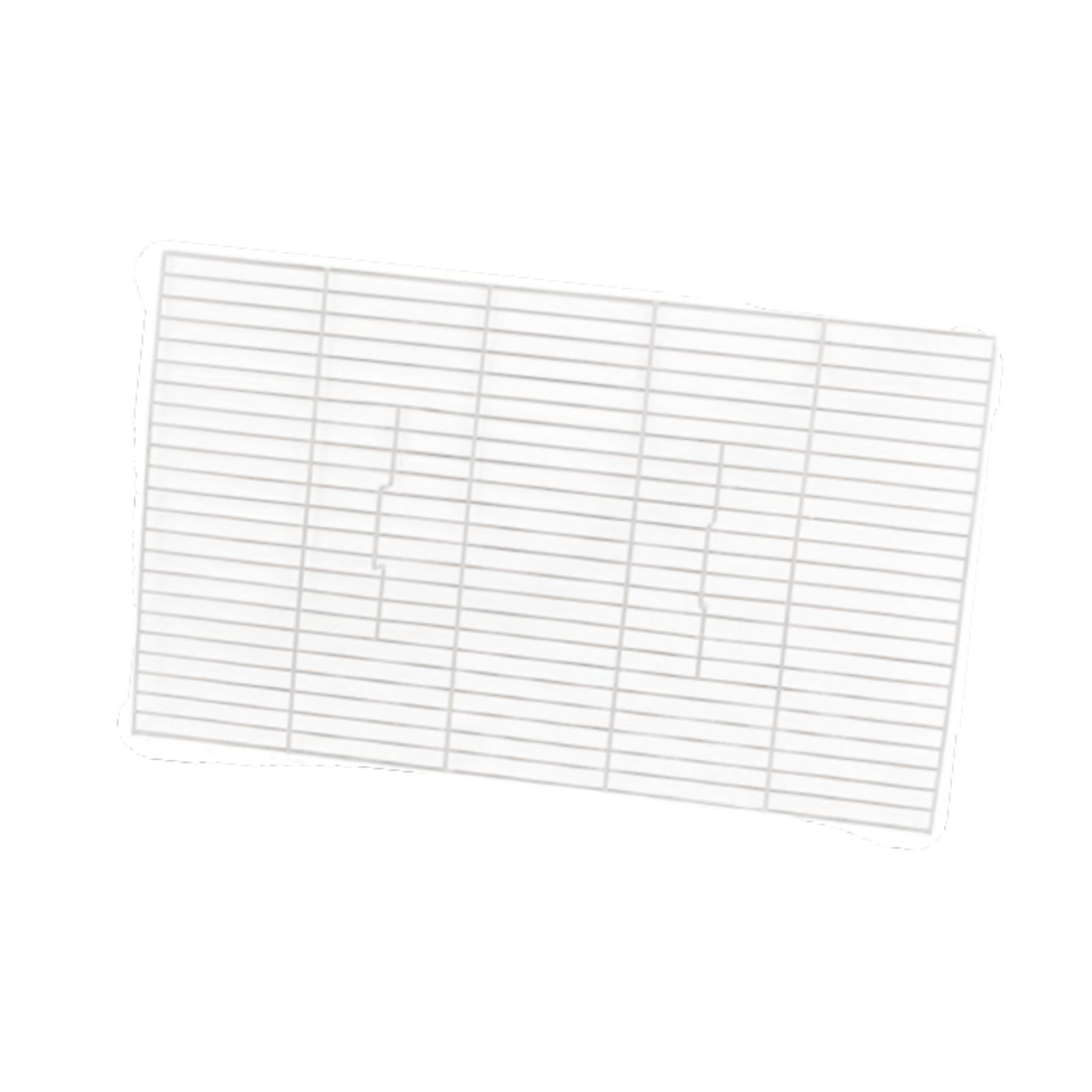 Magideal - Rejilla De Piso De Repuesto, Rejilla Para Jaula De Perros Para Mascotas, Rejilla De Piso De Metal, Tapete De Descanso Para Jaula De Conejo Para Corral