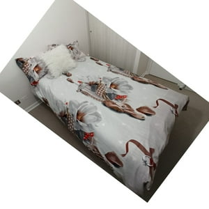 Velazio - Cubre Plumón Para Cama De 1.5 Plazas Perlas