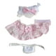 thumbnail image 1 of Traje De Mucama De Peluche, Ropa De Moda Con Delantal Y Lazo Para Muñeca De 5,91'', Color Rosa, 1 of 3