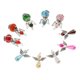 thumbnail image 3 of 10 piezas de alas de ángel mezcladas encantos colgantes de perlas colgantes de joyería diy, 3 of 5