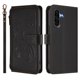 thumbnail image 2 of Funda Cartera Mariposa para [Samsung Galaxy A26] con Soporte y Cremallera Negro, 2 of 6