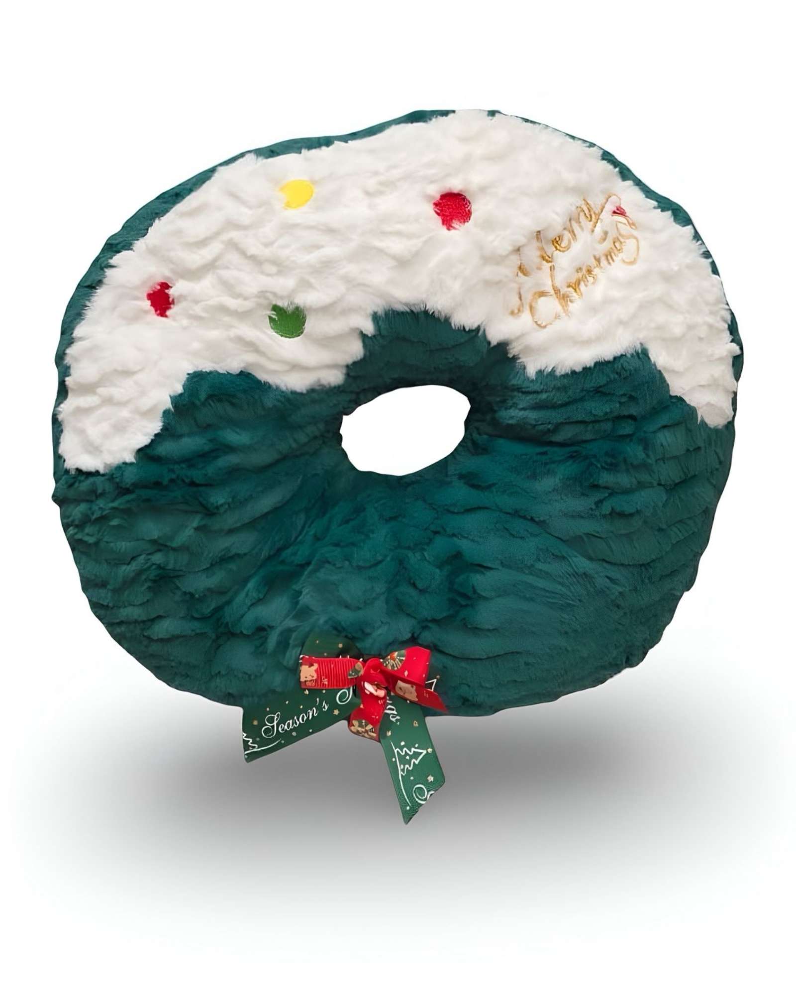 Genérico - Cojín Decorativo Navideño Diseño Dona