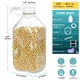 thumbnail image 3 of Botella de leche de vidrio Ritayedet 1.9L con tapa y asa reutilizables, 3 of 7