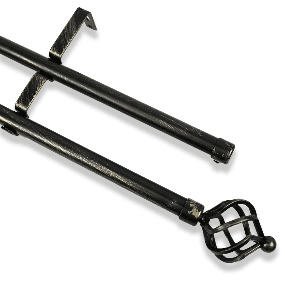 Barras De Cortina 19mm Extensibles Metálicas 120-210 Cm Guiza