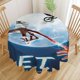 thumbnail image 2 of E.T., el extraterrestre Mantel Redondo con Estampado Icónico de Temática, Se Adapta a la Mayoría de Mesas, Fácil de Cuidar, Regalo Perfecto para Aficionados, Amigos y Familia.180cm, 2 of 5
