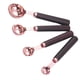 thumbnail image 5 of Juego De Cucharas Medidoras Con Mango De Madera Para Té, Accesorios Para Alimentos Líquidos Secos, 4 Cucharas Medidoras, 5 of 5