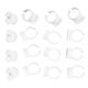 thumbnail image 1 of 100 Piezas De Pestañas Falsas Adhesivo Desechable Tatuaje Pigmento Titular Anillo Paleta Grande, 1 of 3