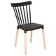 thumbnail image 3 of Silla Windsor 83x46cm Madera y PP Negro, 3 of 6