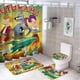 thumbnail image 1 of Futurama-theme 4-Piece Shower Curtain Set with Rugs, Waterproof Bathroom Decor Set Includes Bath Mat, U-Shaped Rug, Toilet Lid Cover and Curtain with Hooks, 1 of 6