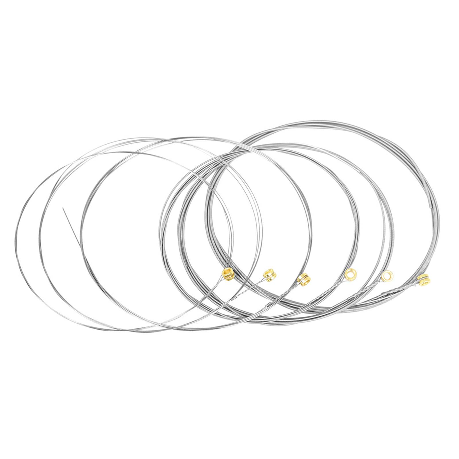 Magideal - Cuerdas De Guitarra Eléctrica De 6 Piezas, Cuerdas De Guitarra De Acero, Sonido De Alta Calidad, Accesorios De Instrumentos Musicales Fáciles De Insta