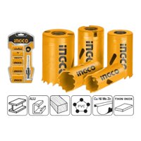 Ingco - Juego De 7 Sierras Copas Bi Metal - Madera - Pvc