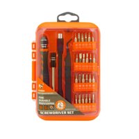 Importclick - Desatornillador Practico 28 En 1 Multifunción Naranjo