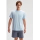 thumbnail image 1 of Polera Hombre Con Bolsillo Contraste Celeste, 1 of 4