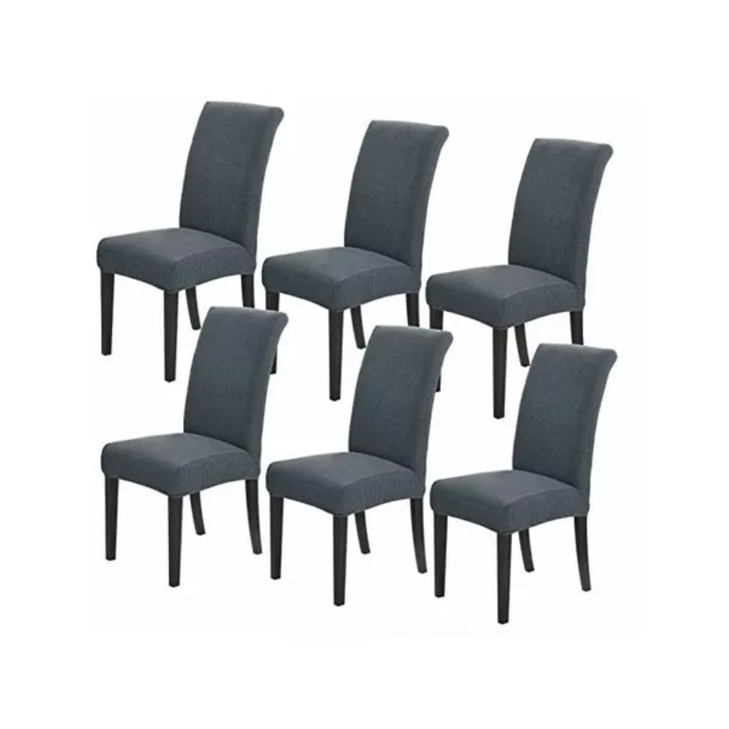 Importclick - Pack 6 Funda Silla Tela Gruesa Cuadrille