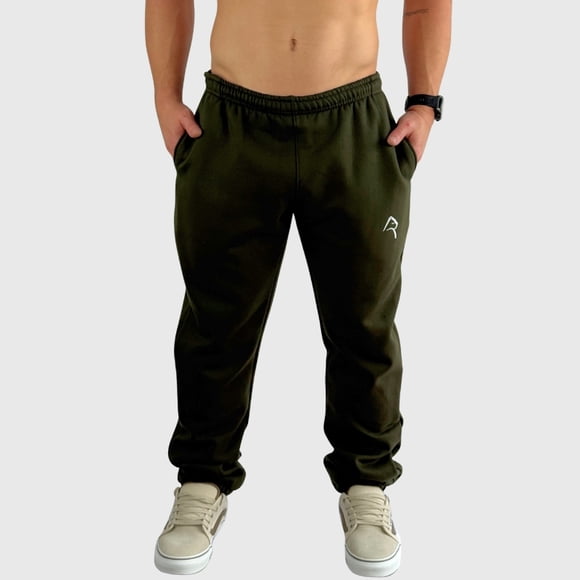 Pantalon Deportivo Jogger Relax Cotton Militar Hombre Konko