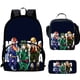 thumbnail image 1 of 3Pcs Set My Hero Mochila Academia Backpacks with Lunch Bags Pencil Case ,Cartoon Large Capacity School Bags for Grade 1-5, 1 of 3