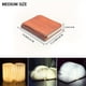 thumbnail image 1 of Creative Folding Book Light Led Small Night Light Rechargeable Three-color Changing Light Soft Light Eye Protection Table Lamp Decor Lighting Bedroom Decorative Lights, 1 of 3