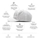 thumbnail image 2 of Gorra melin Odysea Stacked Hydro Snow Camo para hombre, 2 of 9
