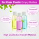 thumbnail image 5 of Botellas vacías de plástico Dabacc de 60 ml con tapa abatible Travel, 30 unidades, 5 of 7