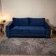 thumbnail image 1 of Sofa Cama Multifuncional Felpa Azul Marino, 1 of 3