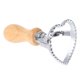 thumbnail image 4 of Acero Ravioli Stamp Maker Cutter Pasta Maker Mold & Wooden Handle Heart, 4 of 5