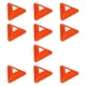 thumbnail image 1 of 10 conos de entrenamiento de fútbol, ​​conos de agilidad, conos de disco, conos triangulares de fútbol para juegos, césped y jardín. Naranja, 1 of 5