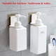 thumbnail image 4 of Soporte de gancho para botella de gel de ducha, soporte de pared para baño, pasta mágica, champú, succión de pared, gancho sin costuras, paquete de 3, 4 of 6