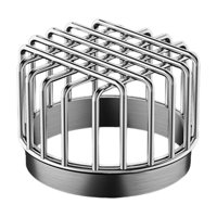 Magideal - Tapa De Línea De Drenaje Bajante Colador De Lluvia Protector De Canalones Antiobstrucción Limpiador Cubierta De Drenaje Resistente Al Desgaste Protector De Hojas Para Canalones Estilo A