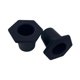 thumbnail image 2 of 2 Piezas De Tapón De Cuña De Cono De Sombrilla Fácil De Instalar Para Patio, Café, Patio, Color Negro, 2 of 5