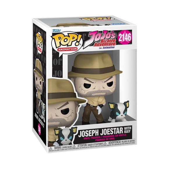 Figura de vinilo Funko Pop! La extraña aventura de JoJo Joseph Joestar con Iggy