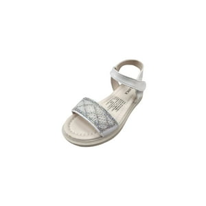 Vinnys Outlet - Sandalia Brillante Niña Blanco