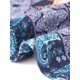 thumbnail image 5 of Agnes Orinda Women's Plus Size Boho Tank Tops Sin Mangas con Cuello Redondo Plisado Dobladillo Curvado Casual de Playa Camiseta Flowy 4X Azul Marino, 5 of 6