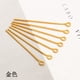 thumbnail image 1 of Xiao Hua Pin dorado 200PCS-1.38*0.03 pulgadas para la fabricación de joyas, accesorio para pendientes con diseño de anillo final hecho a mano, conector reutilizable para pulseras y colgantes., 1 of 3