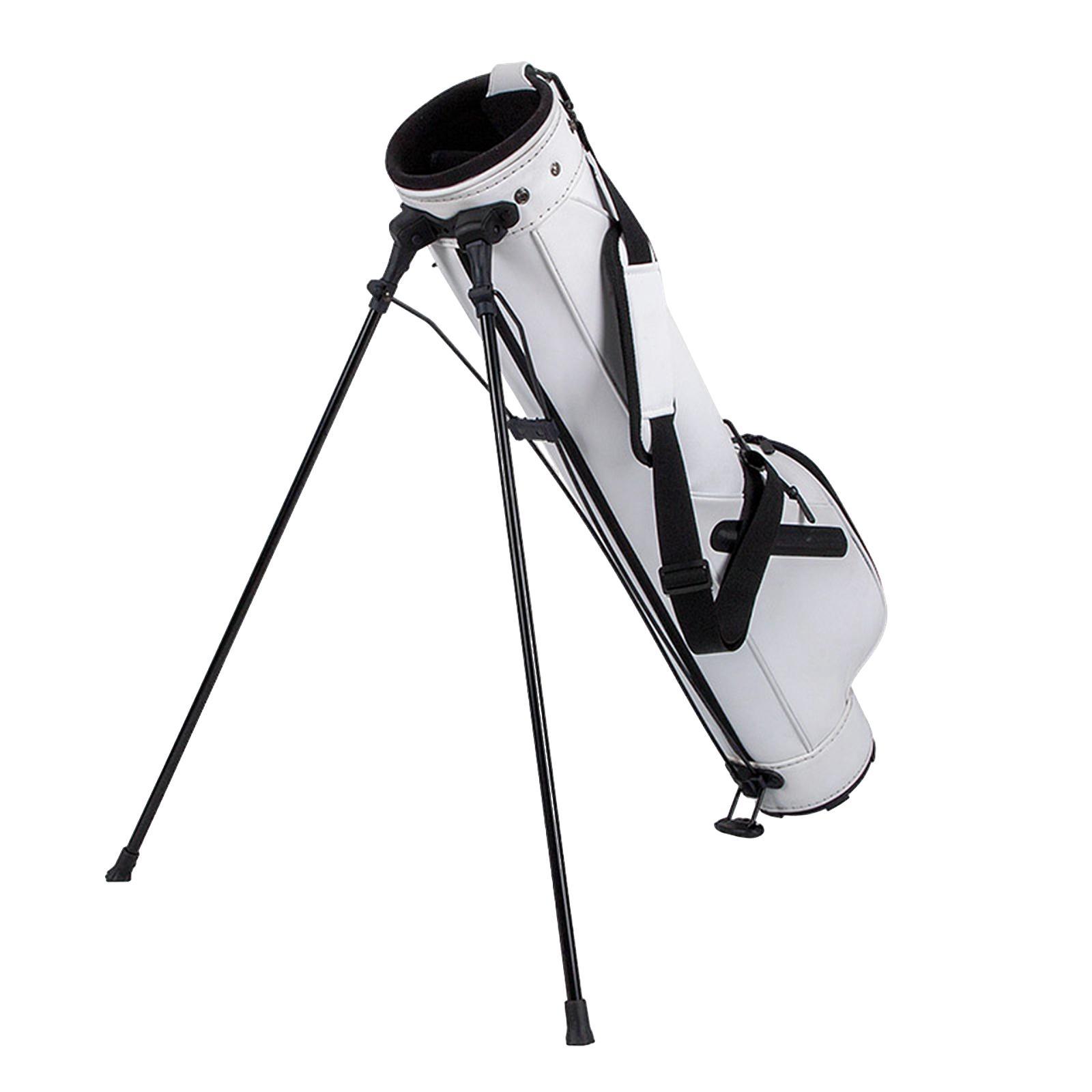 Magideal - Bolsa De Golf Con Soporte Para Carrito De Golf, Bolsa Con Soporte De Nailon Con Correa Acolchada, Organizador Divisor De Práctica, Bolsa Para Palos De