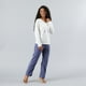 thumbnail image 3 of Pijama Micropolar Poleron/Polera Flores Mujer 33775-18, 3 of 5
