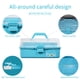 thumbnail image 3 of Caja organizadora TERGOO de tres capas con 2 bandejas, color azul, 3 of 6