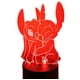 thumbnail image 5 of Lampara Ilusion 3d Stitch Y Angel De 7 Colores Base Touch, 5 of 9