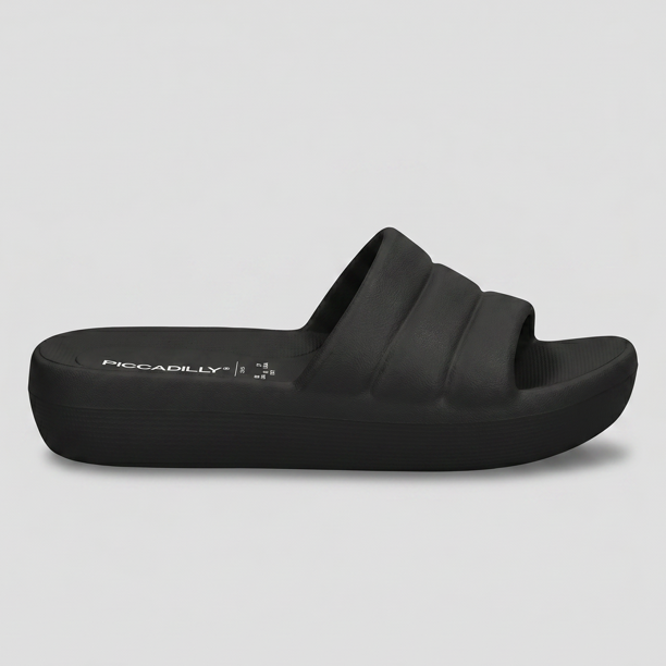 Sandalia Mujer Negro Marshmallow 73 Piccadilly