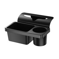 Ioensy - Portavasos Colgante Para Puerta De Coche, Soporte Para Teléfono, Para Aperitivos En La Puerta Lateral Del Coche