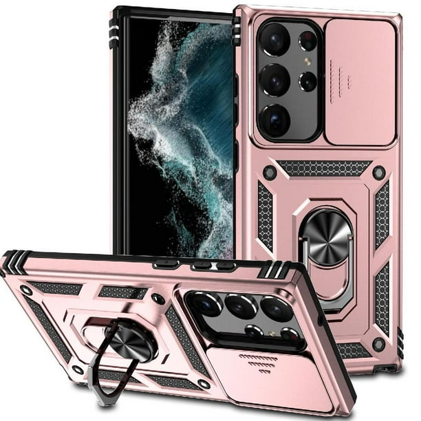 Estuche GANGXUN para Samsung Galaxy S23 Ultra, soporte giratorio 360°, estilo mecánico y magnético